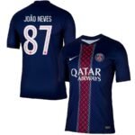 Paris Saint-Germain João Neves 87 Home Trikot 2025-2026