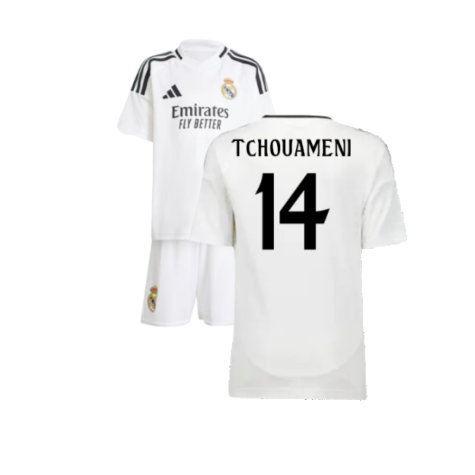Real Madrid Aurélien Tchouaméni 14 Heimtrikot Kinder 2024-2025