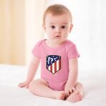 Atletico Madrid Baby Bodysuit Strampler Schlafanzug Mit Kurzen Ärmeln