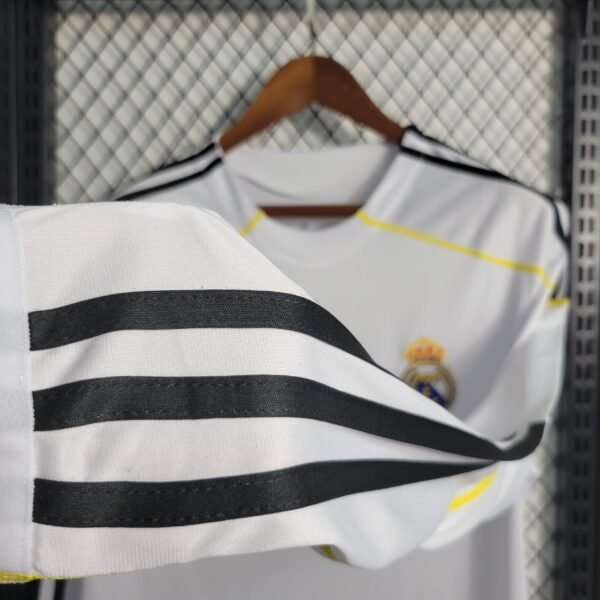Real Madrid Retro Langarm Home Trikot 2009-2010 - Weiß