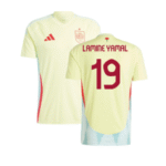 Spanien Lamine Yamal 19 Away Trikot EM 2024