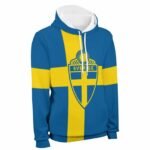 Schweden Kapuzenpulli Mit Fleece Für Männer Und Frauen