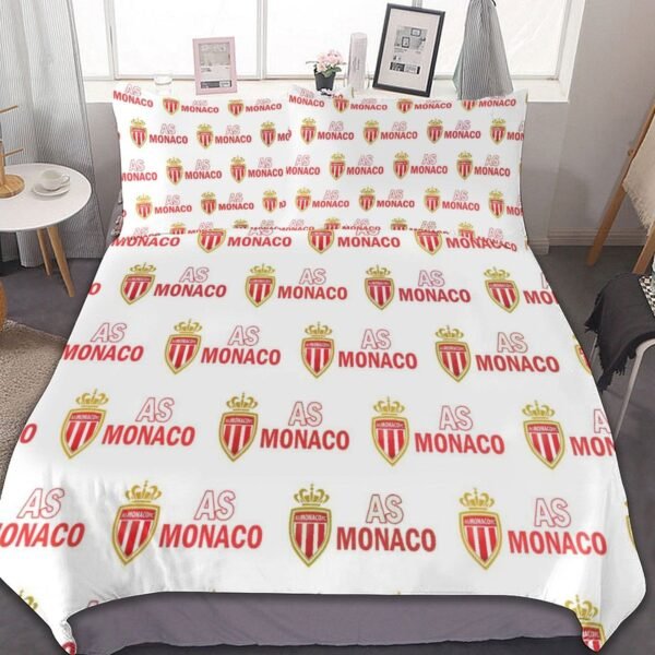 AS Monaco Bettwäscheset 3 Stück Kinder Erwachsene Steppdeckenbezug Steppdeckenbezug Multi Size Laken Set