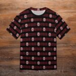 Eintracht Frankfurt Unisex 3D Vollständig Druck Kurzarm T-Shirts Beiläufige Tee Tops