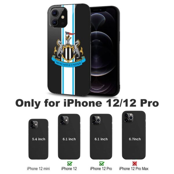 Newcastle United Stoßfest Glaskasten Handyhüllen & Cover Für IPhone 12