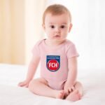 FC Heidenheim Baby Bodysuit Strampler Schlafanzug Mit Kurzen Ärmeln