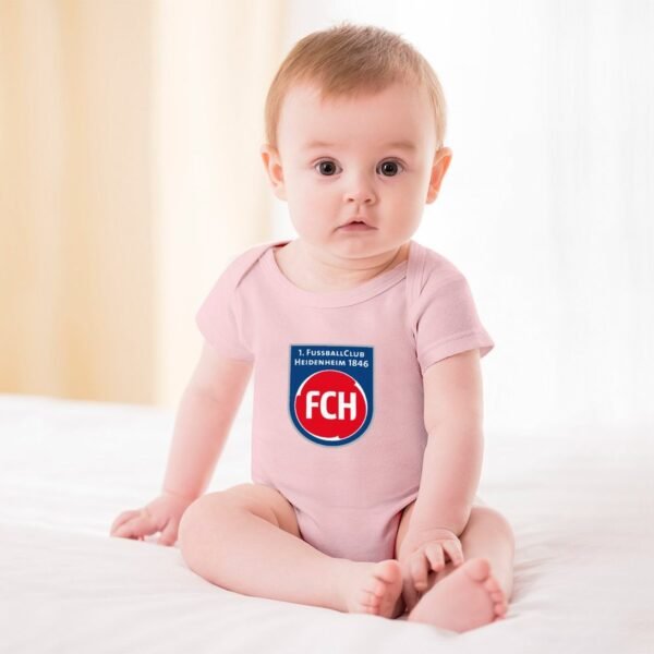 FC Heidenheim Baby Bodysuit Strampler Schlafanzug Mit Kurzen Ärmeln
