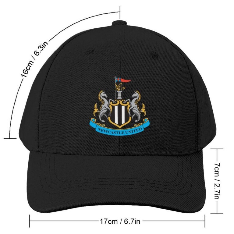 Unisex Newcastle United Baseball Cap Verstellbar Reine Farbe Baseballkappe Mütze