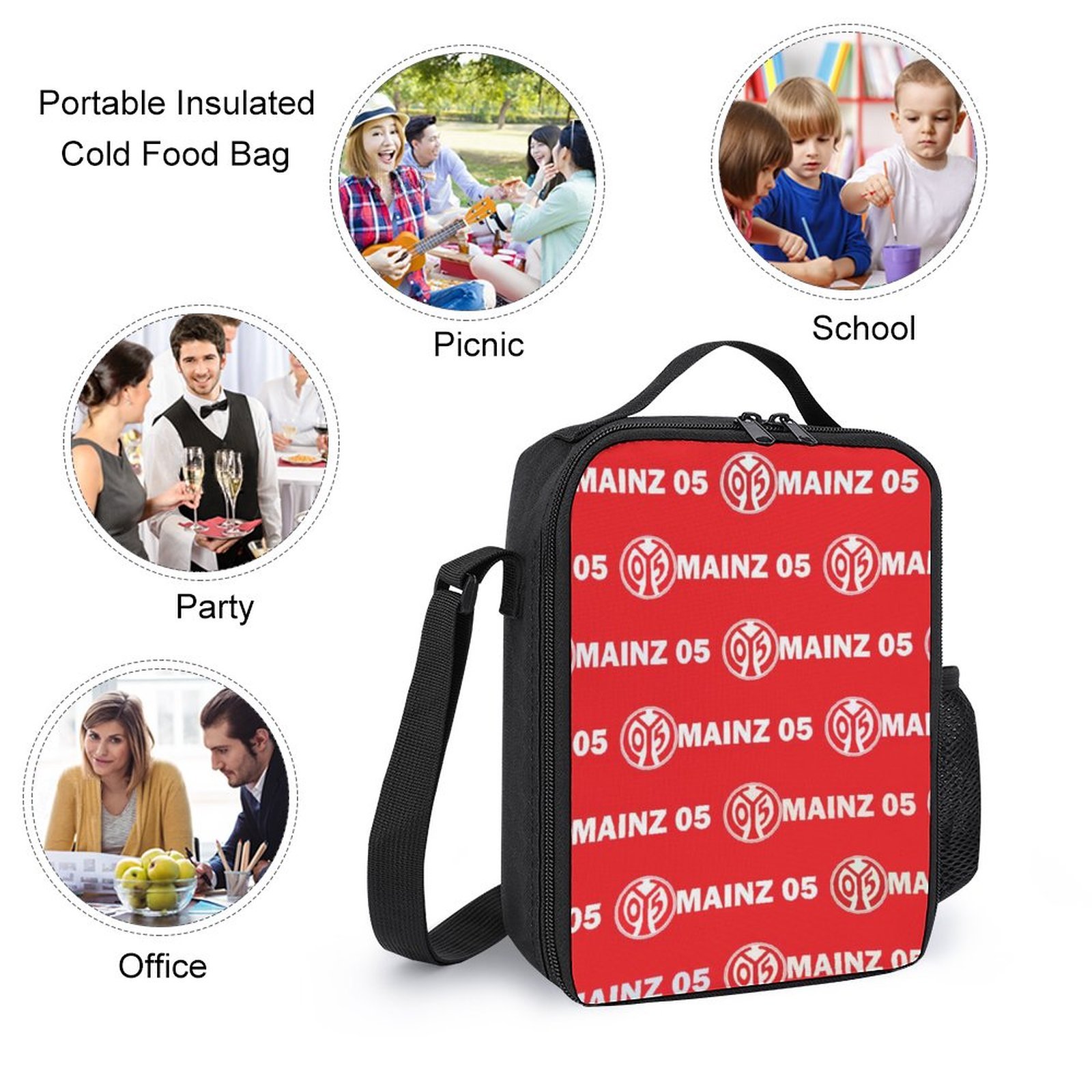 Mainz 05 Student Schulranzen Lunchbag Stifttasche Kombination Mainz 05 Student Schulranzen Lunchbag Stifttasche Kombination