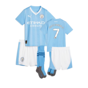 Man City Joao Cancelo 7 Heimtrikot Kinder 2023-2024