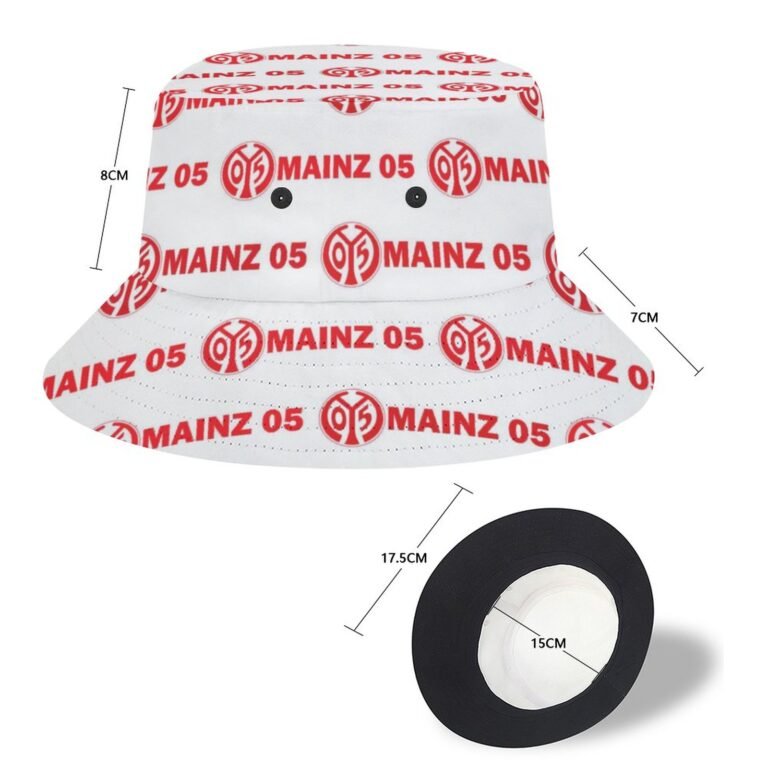 Mainz 05 Karomuster Sommer Sonnenhut Reversible Bucket Hat