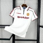 Manchester United Retro Away Trikot 1998-1999 - Weiß
