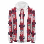 Vereinigten Staaten Kapuzenpulli Mit Fleece Für Männer Und Frauen