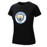 Manchester City Damen Kurzarm Rundhals T-Shirt Casual Sommer Tops