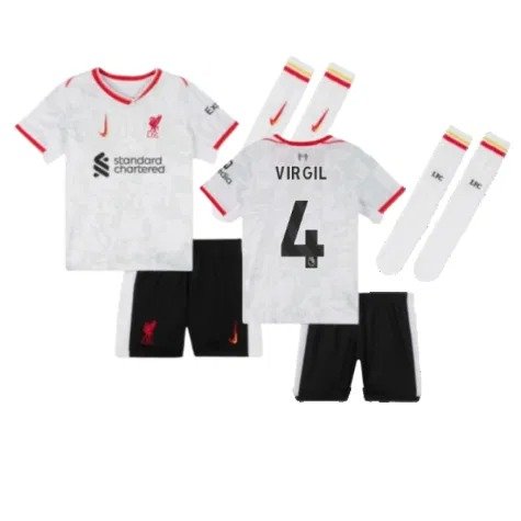 FC Liverpool Virgil van Dijk 4 Third Trikot Kinder Minikit 2024-2025