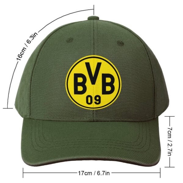 Unisex Borussia Dortmund Baseball Cap Verstellbar Reine Farbe Baseballkappe Mütze