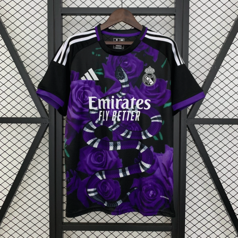 Real Madrid Rose & Schlange Sondertrikot 2025-2026 - Schwarz Lila