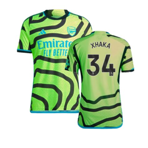 Arsenal Granit Xhaka 34 Away Trikot 2023-2024