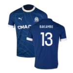 Olympique Marseille Cédric Bakambu 13 Away Trikot 2023-2024