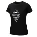 Monchengladbach Damen Kurzarm Rundhals T-Shirt Casual Sommer Tops