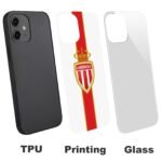 AS Monaco Stoßfest Glaskasten Handyhüllen & Cover Für IPhone 12