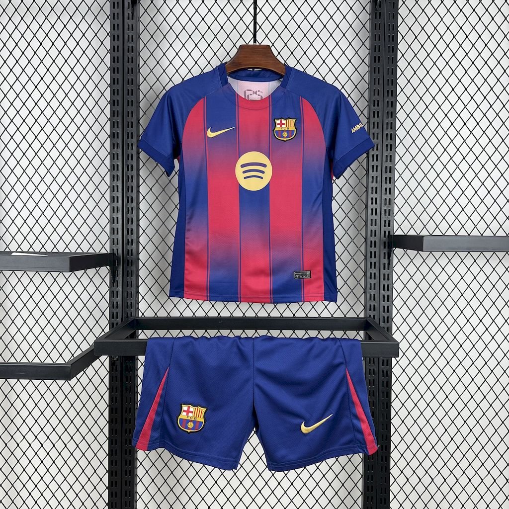 FC Barcelona Heimtrikot Kinder Mini Kit 2025-2026 FC Barcelona Heimtrikot Kinder Mini Kit 2025-2026