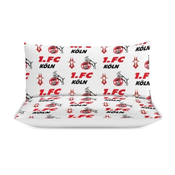 FC Köln Bettwäscheset 3 Stück Kinder Erwachsene Steppdeckenbezug Steppdeckenbezug Multi Size Laken Set