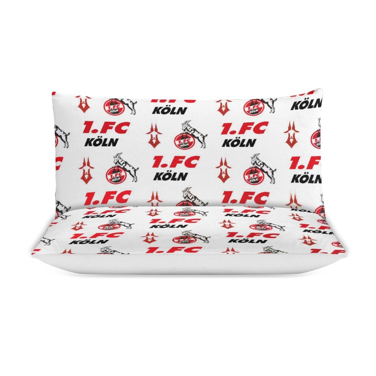 FC Köln Bettwäscheset 3 Stück Kinder Erwachsene Steppdeckenbezug Steppdeckenbezug Multi Size Laken Set FC Köln Bettwäscheset 3 Stück Kinder Erwachsene Steppdeckenbezug Steppdeckenbezug Multi Size Laken Set