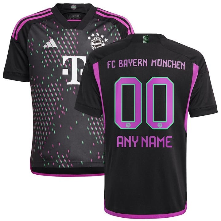 Bayern München Auswärtstrikot Kinder Minikit 2023-2024 ( Aufdruck Dein Name )