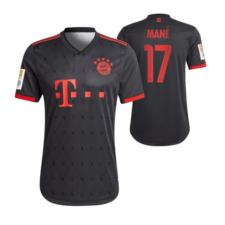 FC Bayern München Sadio Mané 17 Third Trikot 2022-2023