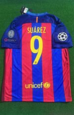 FC Barcelona Luis Suarez 9 Home Retro Trikot 2016-2017