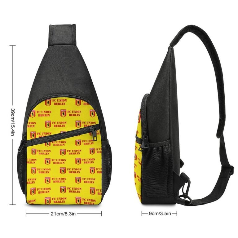 FC Union Berlin Crossbody Backpack Leichte Umhängetaschen Sling-Rucksack
