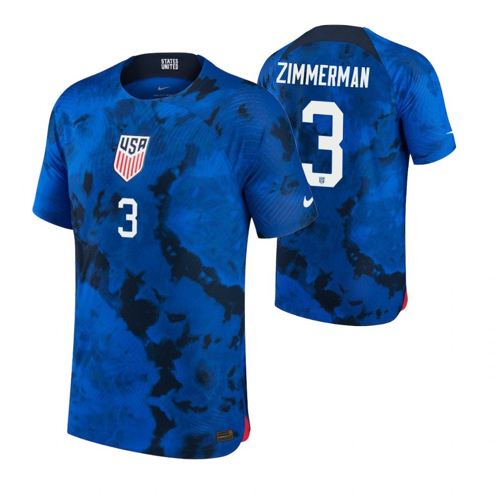 USA Walker Zimmerman 3 Away Trikot WM 2022 USA Walker Zimmerman 3 Away Trikot WM 2022