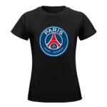 Paris Saint-Germain Damen Kurzarm Rundhals T-Shirt Casual Sommer Tops