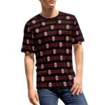 Eintracht Frankfurt Unisex 3D Vollständig Druck Kurzarm T-Shirts Beiläufige Tee Tops