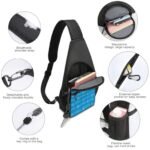 Olympique De Marseille Crossbody Backpack Leichte Umhängetaschen Sling-Rucksack