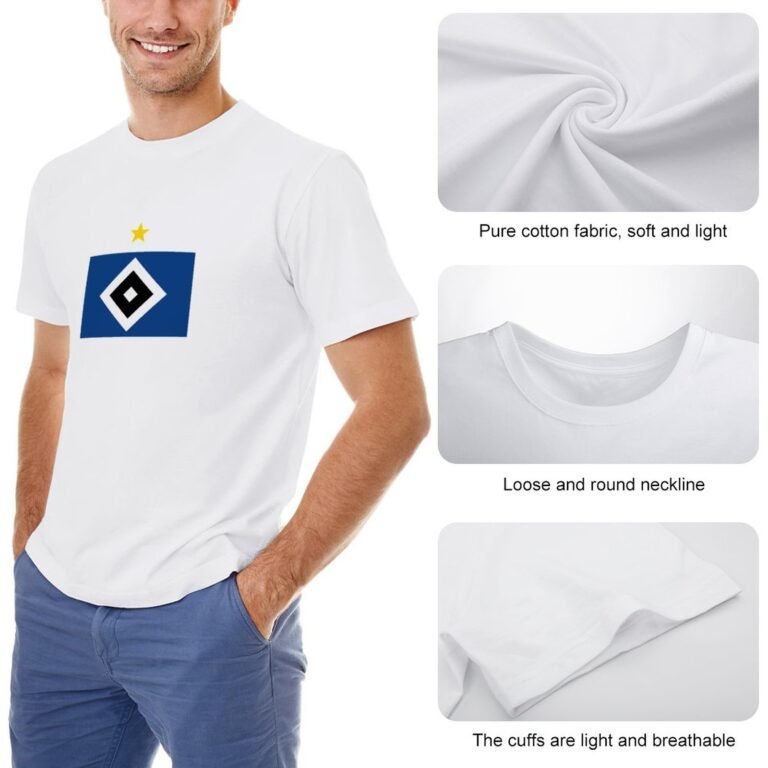 Hamburger SV Core Stretch Slim Cneck Gildan Tee T-Shirt Herren