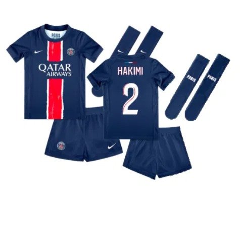 PSG Achraf Hakimi 2 Heimtrikot Kinder Mini Kit 2024-2025