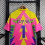 Mexiko Jorge Campos Klassisch und Retro Torwart Trikot - Rosa