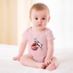 FC Köln Baby Bodysuit Strampler Schlafanzug Mit Kurzen Ärmeln