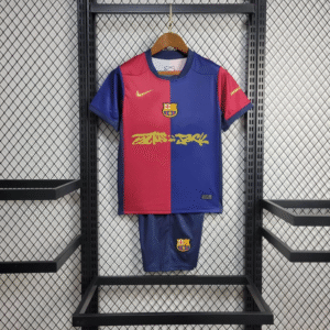 FC Barcelona X Travis Scott Sonderausgabe Heimtrikot Kinder 2024-2025
