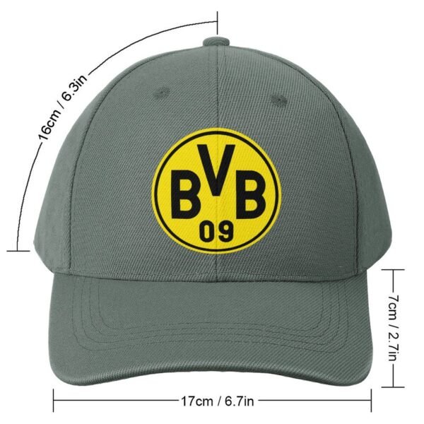 Unisex Borussia Dortmund Baseball Cap Verstellbar Reine Farbe Baseballkappe Mütze