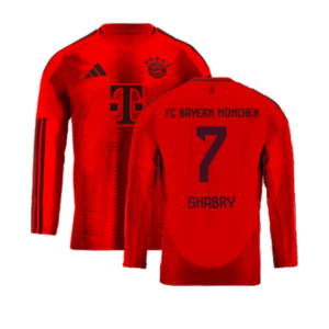 FC Bayern München Serge Gnabry 7 Langarm Home Trikot 2024-2025