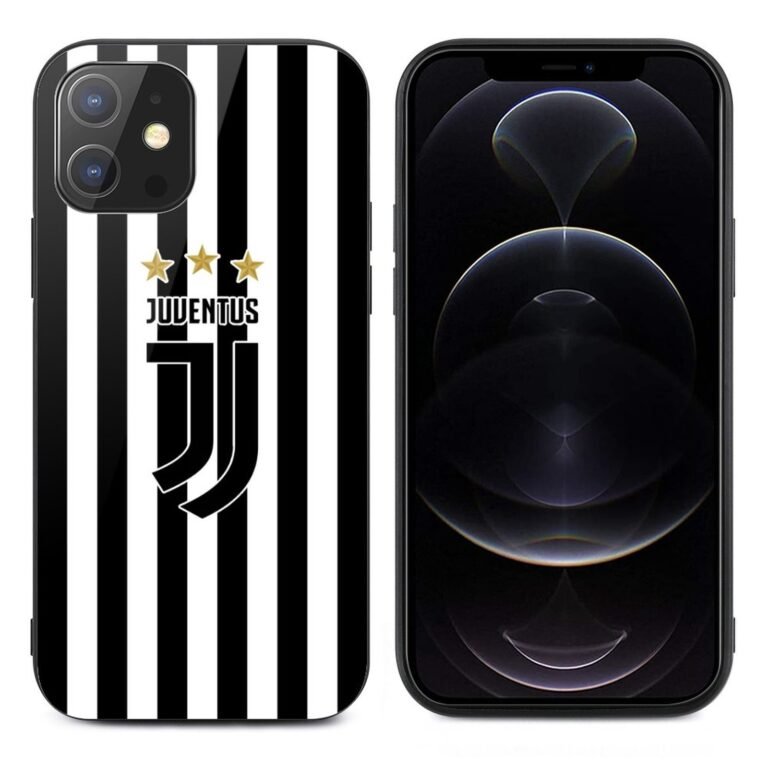 Juventus FC Stoßfest Glaskasten Handyhüllen & Cover Für IPhone 12