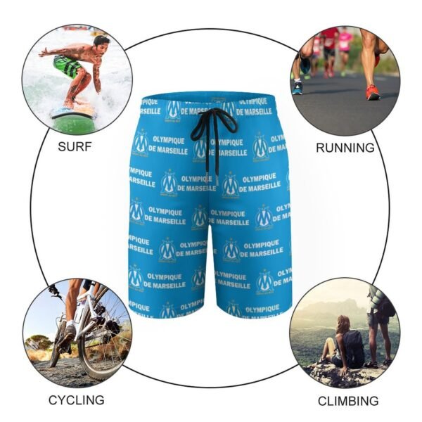 Olympique De Marseille Kinder Badehose,Strandshorts Sommer Jogginghose,Strandhosen