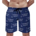 Tottenham Hotspur Herren Badehose Schnelltrocknende Strandshorts Mit Tasche Kordelzug Shorts