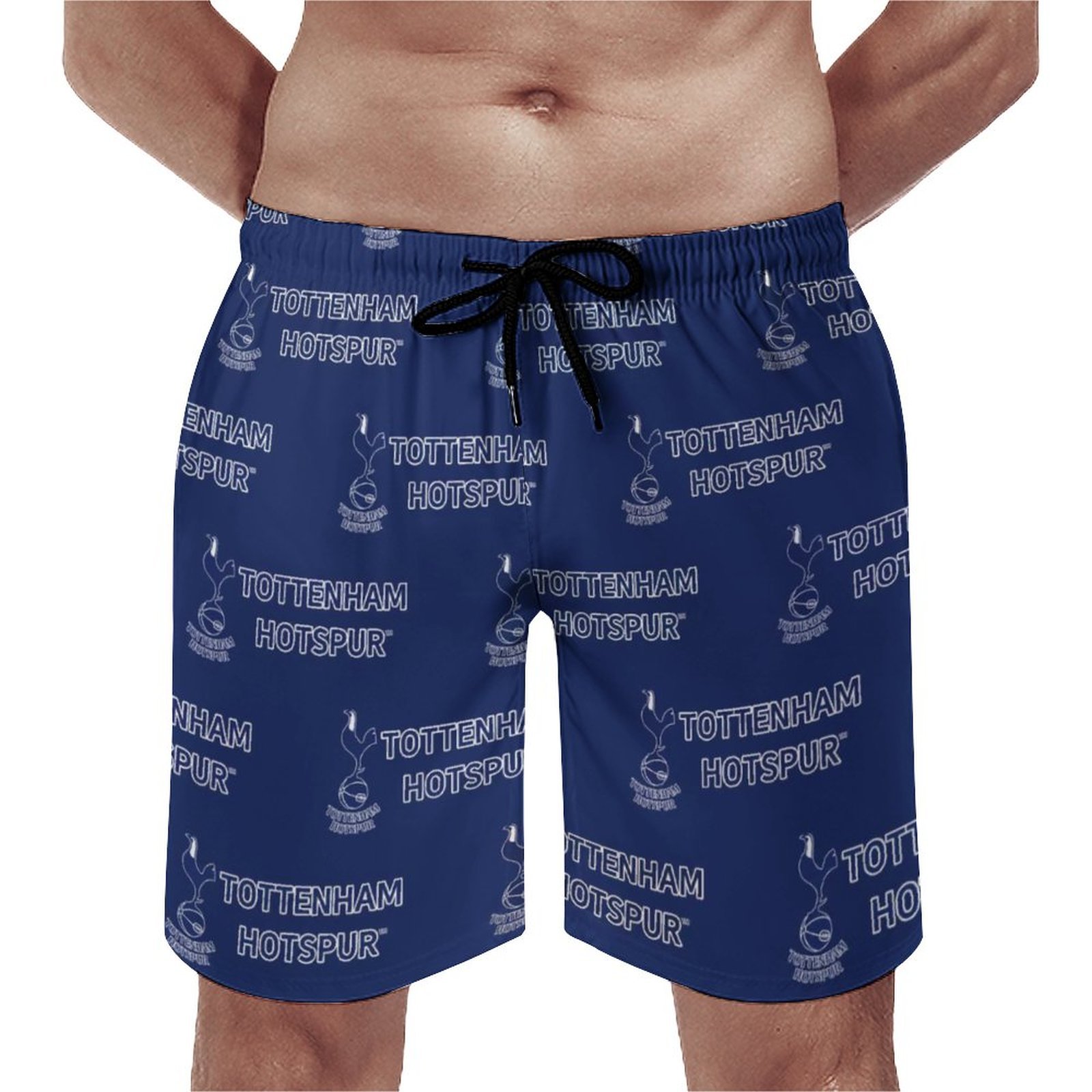 Tottenham Hotspur Herren Badehose Schnelltrocknende Strandshorts Mit Tasche Kordelzug Shorts Tottenham Hotspur Herren Badehose Schnelltrocknende Strandshorts Mit Tasche Kordelzug Shorts