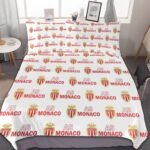 AS Monaco Bettwäscheset 3 Stück Kinder Erwachsene Steppdeckenbezug Steppdeckenbezug Multi Size Laken Set