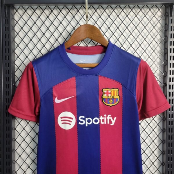 FC Barcelona Heimtrikot Kinder Mini Kit 2023-2024