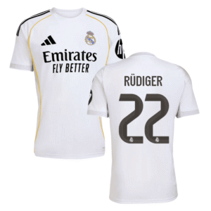 Real Madrid Antonio Rüdiger 22 Home Trikot 2025-2026